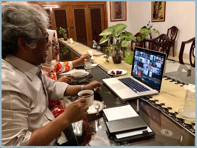 KBRI Islamabad dan Mahasiswa Adakan Buka Puasa Bersama Virtual